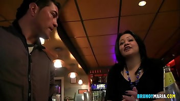 Fantastic Barmaid Payed For Serious Vagina Screwing In The Bar